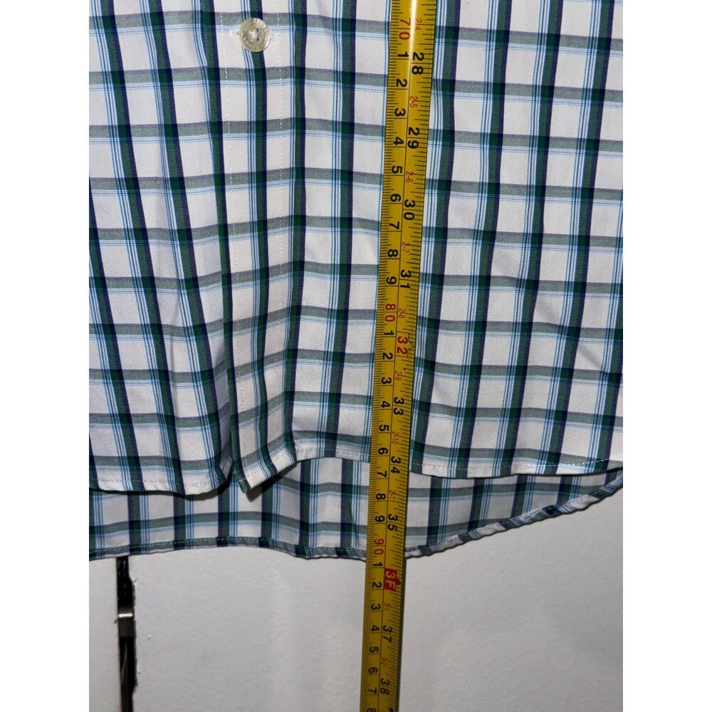 Lands' End Men’s Size-XXL Supima Cotton Plaid Dress Shirt Traditional Fit - Picture 5 of 8
